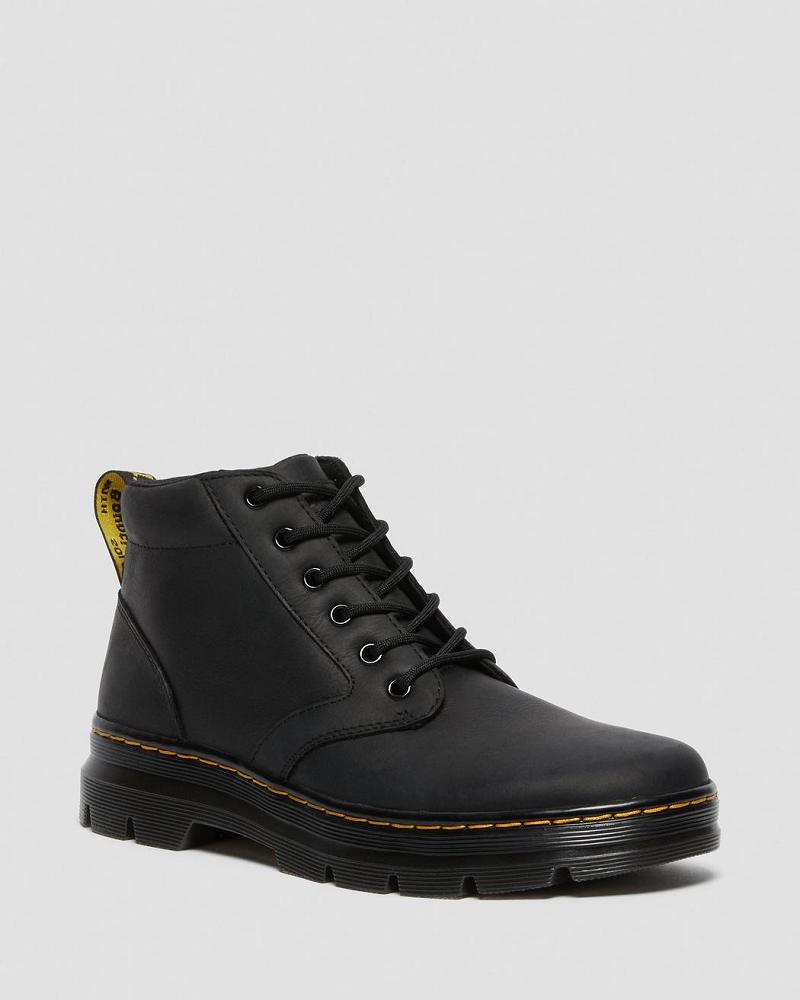 Dr Martens Bonny Leren Enkellaars Dames Zwart | NL 718VRW